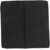 DSQUARED2 Solid Color Silk Pocket Square Black