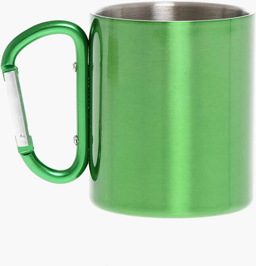 Accesorii de voiaj DSQUARED2 Solid Color Steel Mug With D-Ring Handle Green Barbati (BM 18234238) 2