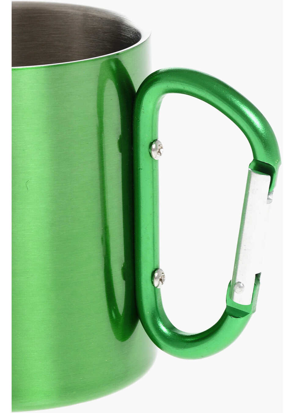 Accesorii de voiaj DSQUARED2 Solid Color Steel Mug With D-Ring Handle Green Barbati (BM 18234238) 3