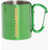 DSQUARED2 Solid Color Steel Mug With D-Ring Handle Green