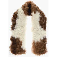 Esarfe Two-Tone Fur Scarf With Silk Inner Barbati