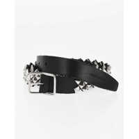 Curele Studded Leather Belt 30Mm Barbati