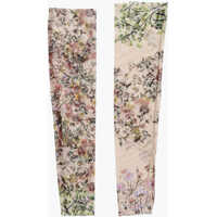 Manusi Floral Patterned Tulle Muffs Femei
