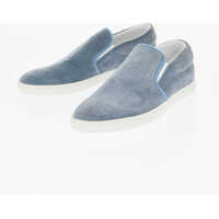 Sneakers Id Suede Slip On Sneakers With Contrasting Sole Barbati