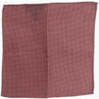 Esarfe Solid Color Silk Pocket Square With Micro Patterns Barbati
