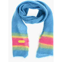 Esarfe Mohair Blend Scarf With Contrasting Detail Femei