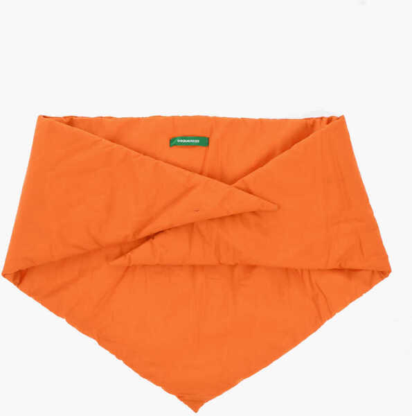 Esarfe DSQUARED2 Nylon Padded Scarf With Print Logo Orange Barbati (BM 18234430) 2