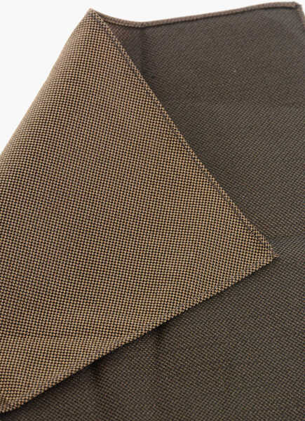 Esarfe DSQUARED2 Silk Pocket Square Brown Barbati (BM 18234442) 3