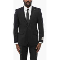 Sacouri Cc Collection Half-Lined Refined Jacquard Wool Blazer Barbati