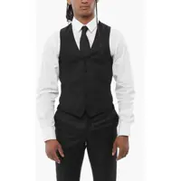 Veste costum Cool Wool Vest With Slit Pocket Barbati