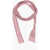 DSQUARED2 Solid Color Lurex Slim Foulard Pink