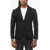 John Richmond Unlined Single Breasted Woe Blazer Black