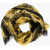DSQUARED2 Two-Tone Patterned Linen Blend Foulard Yellow