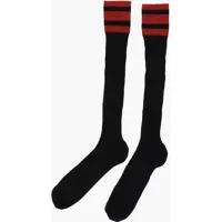 Sosete Ribbed Long Socks With Lurex Details Barbati