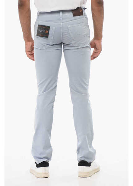 Pantaloni casual CORNELIANI Id 5-Pocketed Stretch Cotton Pants Light Blue Barbati (BM 18234739) 2