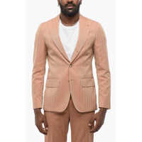 Sacouri Cc Collection Single Breasted Blazer With Tone-On-Tone Strip Barbati