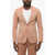 CORNELIANI Cc Collection Single Breasted Blazer With Tone-On-Tone Strip Beige