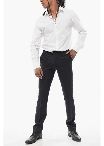 Pantaloni eleganti CORNELIANI Virgin Wool Leader Pants With Flush Pockets Blue Barbati (BM 18234751) 4