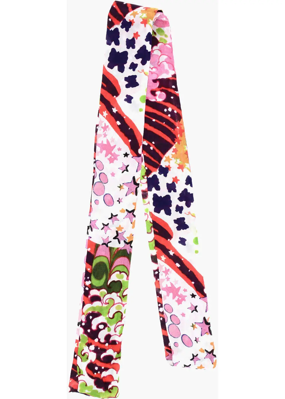 Esarfe DSQUARED2 Patterned Silk Slim Foulard Multicolor Barbati (BM 18234772) 1