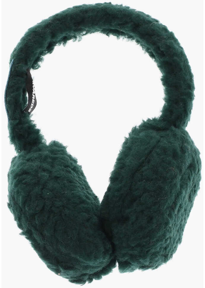Caciuli DSQUARED2 Soft Fabric Earmuffs With Logo Embroidery Green Femei (BM 18234778) 1