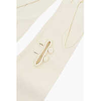 Manusi Dama - Manusi DSQUARED2 Solid Color Leather Opera Gloves White Femei (BM 18234790) - B-mall.ro