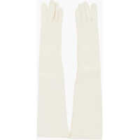 Manusi Solid Color Leather Opera Gloves Femei