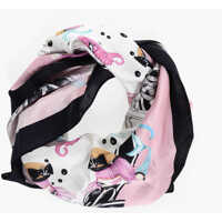 Esarfe Mermaids Patterned Silk Foulard Femei