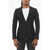 CORNELIANI Cc Collection Linen And Silk Blend Blazer Black