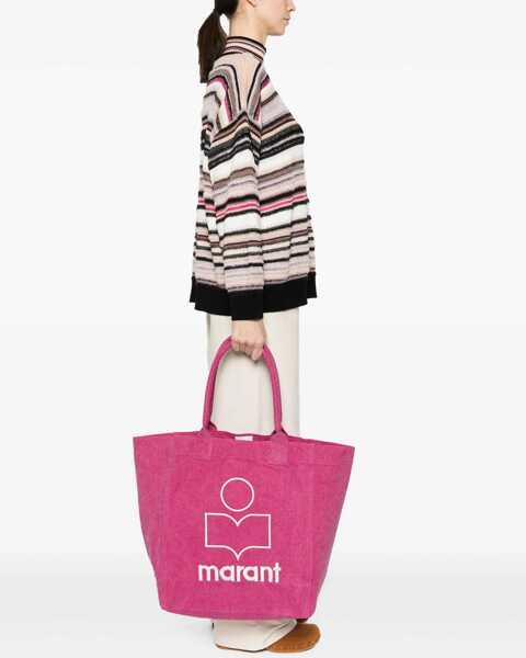 Genti de mana Isabel Marant Borsa Tote Yenky PINK Femei (BM 18234973) 2