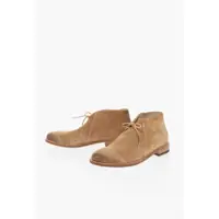 Pantofi Oxford Solid Color Suede Derby Shoes Barbati