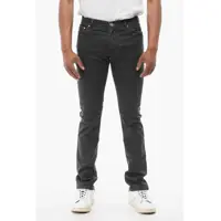 Blugi slim fit Id Stretch Cotton Slim Fit Denims 16Cm Barbati