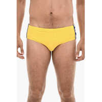 Chiloti Swim Briefs With Contrasting Branded Bands Barbati