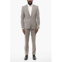 Costume Cc Collection Houndstooth Reset Virgin Wool Suit Barbati
