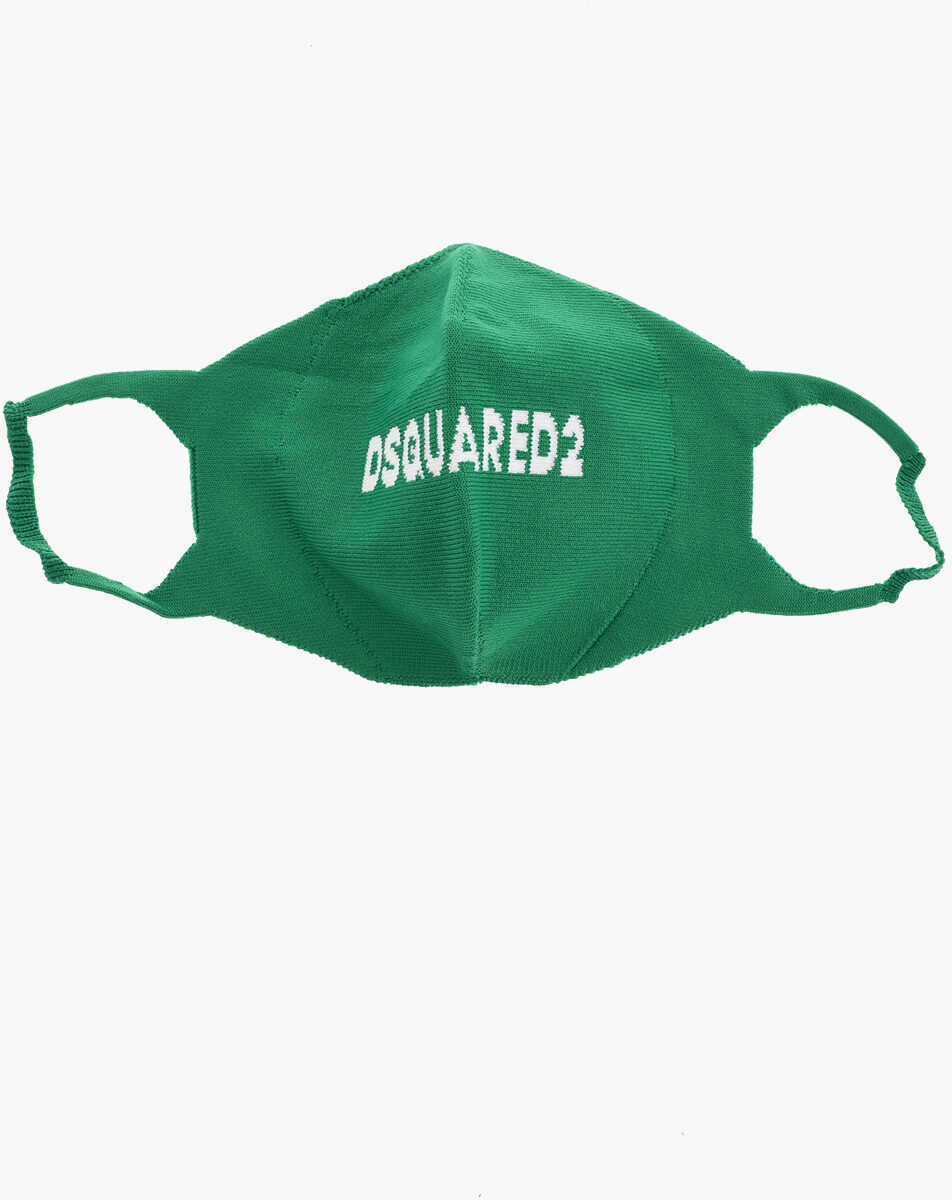 Accesorii de voiaj DSQUARED2 Fabric Face Mask Green Barbati (BM 18263038) 1