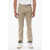 CORNELIANI Id Luxury Straight Fit Denims With Embroidered Logo Beige