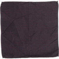 Esarfe Geometrical Patterned Silk Pocket Square Barbati