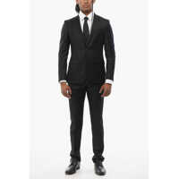 Costume Trend Virgin Wool Suit With Flap Pockets Barbati