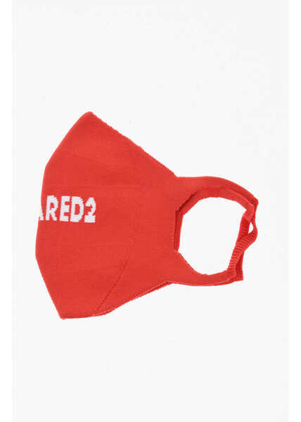 Accesorii de voiaj DSQUARED2 Fabric Face Mask Orange Barbati (BM 18263107) 2