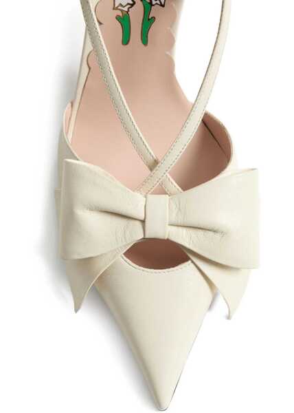 Pantofi cu toc Valentino Garavani Slingback Pumps IVORY Femei (BM 18263188) 5