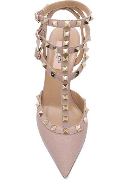 Pantofi cu toc Valentino Garavani Rockstud Pumps POUDRE/POUDRE Femei (BM 18263221) 4