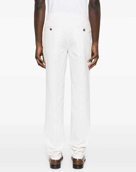 Pantaloni casual Brunello Cucinelli Dyed Pants ENGLISH WHITE Barbati (BM 18263224) 4