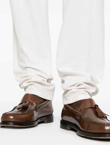 Pantaloni casual Brunello Cucinelli Dyed Pants ENGLISH WHITE Barbati (BM 18263224) 5