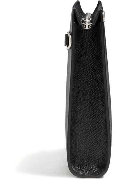 Genti de mana Valentino Garavani Grained leather Pouch NERO Barbati (BM 18263251) 4