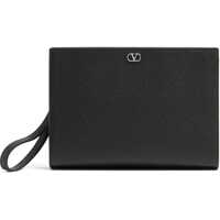 Genti de mana Grained leather Pouch Barbati