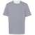 Brunello Cucinelli Cotton T-Shirt GRIGIO MEDIO+OFF WHITE