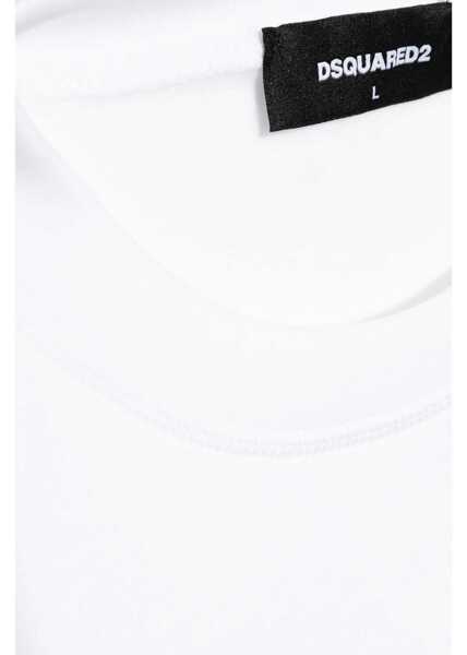 Bluze de trening DSQUARED2 Logoed Sweatshirt WHITE Barbati (BM 18263260) 5