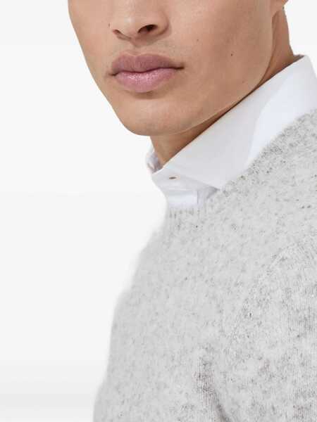 Pulovere Brunello Cucinelli Alpaca Sweater GRIGIO CHIAROGRIGIO MEDIO Barbati (BM 18263266) 5