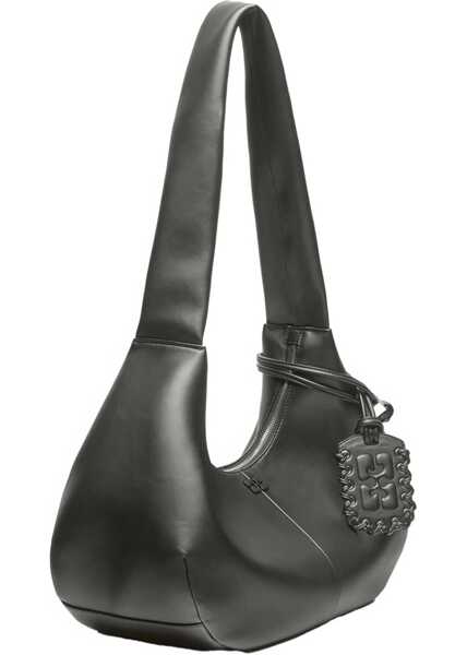 Genti de umar Ganni Medium Hobo Shoulder Bag STEAL GREY Femei (BM 18263269) 4