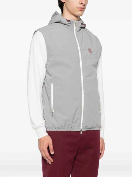 Jachete Brunello Cucinelli Waterproof Vest GRIGIO Barbati (BM 18263272) 3