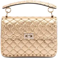 Genti de umar Medium Rockstud Spike Shoulder Bag Femei